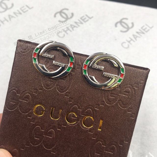 GUCCi飾品 古馳經典方格耳釘 Gucci耳環  zgbq1042
